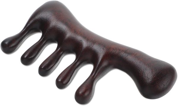 Scalp Massage Brush, Wooden Scalp Massager, Sandalwood Meridian Wood Comb for Women & Men, Hair Growth