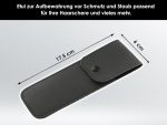 Empty Scissor Case Storage Case for Hair Scissors Hairdressing Scissors up to 6 Inches 15.24 cm for Safe Storage Against Dirt and Dust