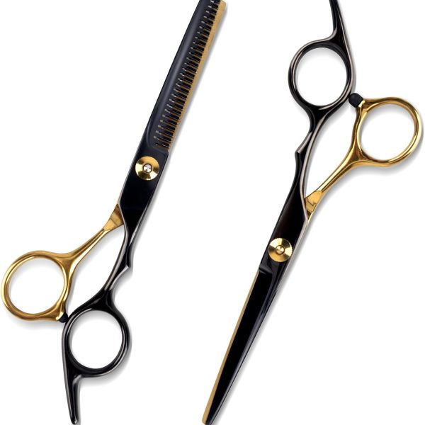 Hairdressing Scissors Hair Cutting Scissors Thinning Scissors Professional Hair Scissors Children Dog Thinning Scissors Hairdresser Professional Cutting Hairdressing Scissors for Women Men