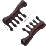 Scalp Massage Brush, Wooden Scalp Massager, Sandalwood Meridian Wood Comb for Women & Men, Hair Growth