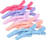 Hair Clips for Women – Wide Teeth & Double-Hinged Design – Alligator Styling Sectioning Clips of Professional Hair Salon Quality - 10Pack